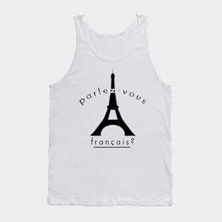 Speak french Tank Top